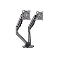 ZENO M10D/B 17-32 Inch Double Arm Gas-Strut Desktop Monitor Stand 